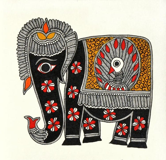 Amrish Jha-Traditional Art-Madhubani-12
