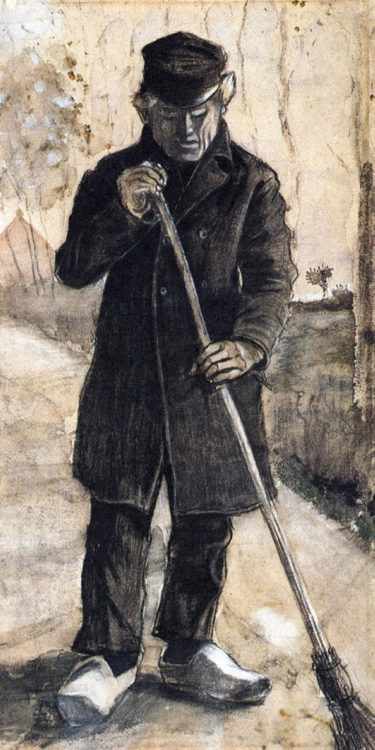 A Man with a Broom, 1881