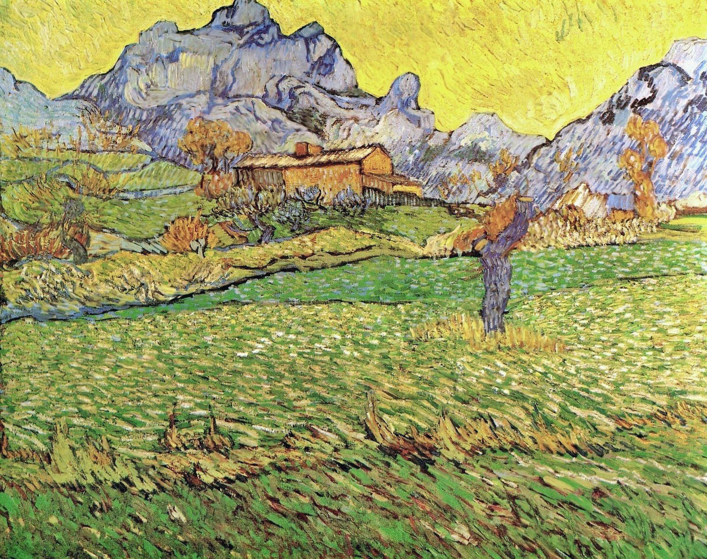 A Meadow in the Mountains - Le Mas de Saint-Paul, 1889