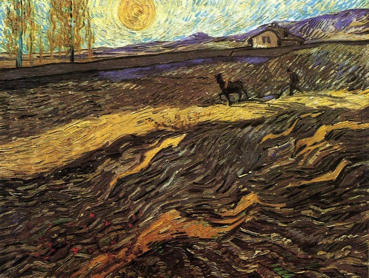 Enclosed Field with Poughman, 1889