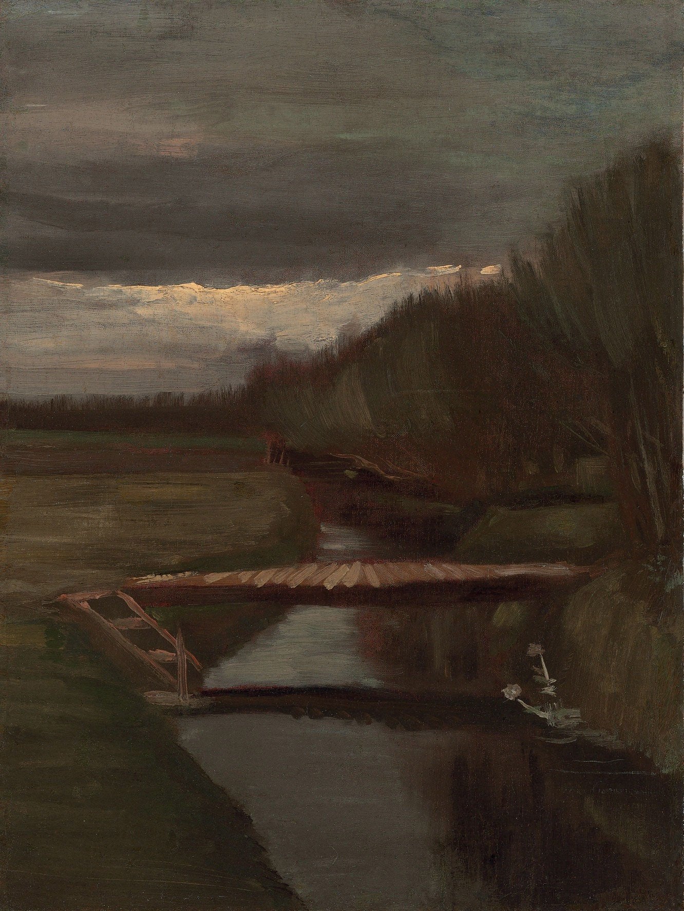 Footbridge over the Stream, 1883