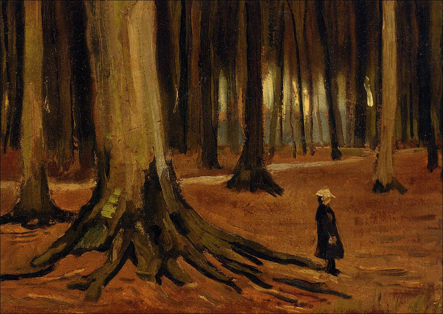 Girl in the Woods, 1882