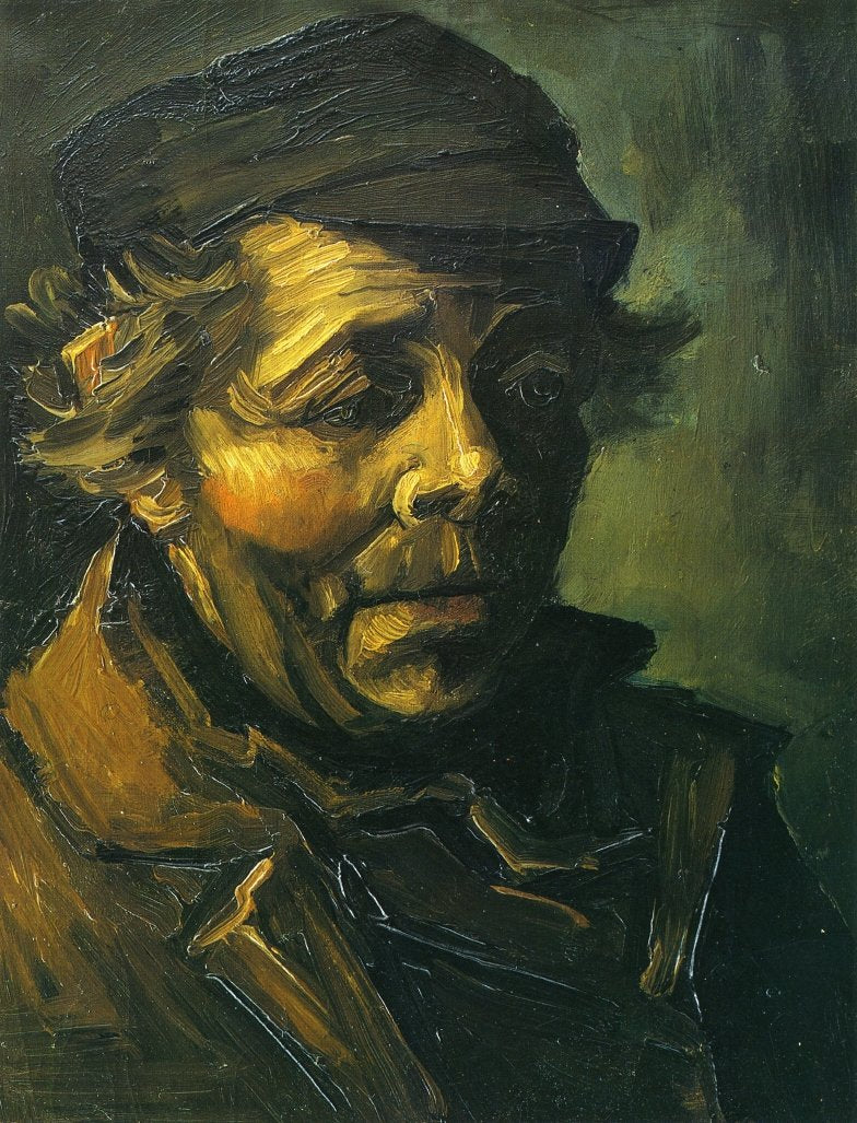 Head of a Peasant (Study for the Potato Eaters), 1885