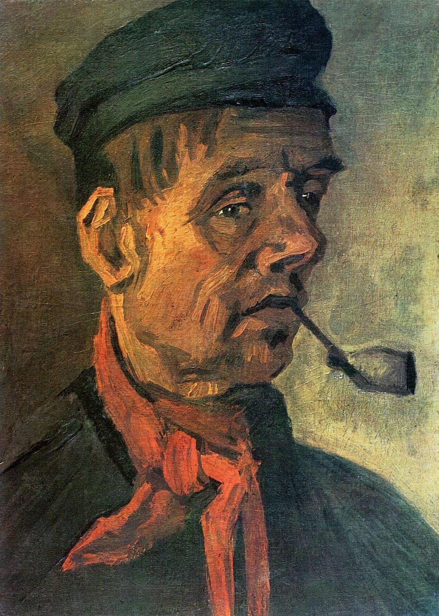 Head of a Peasant with a Pipe, 1884
