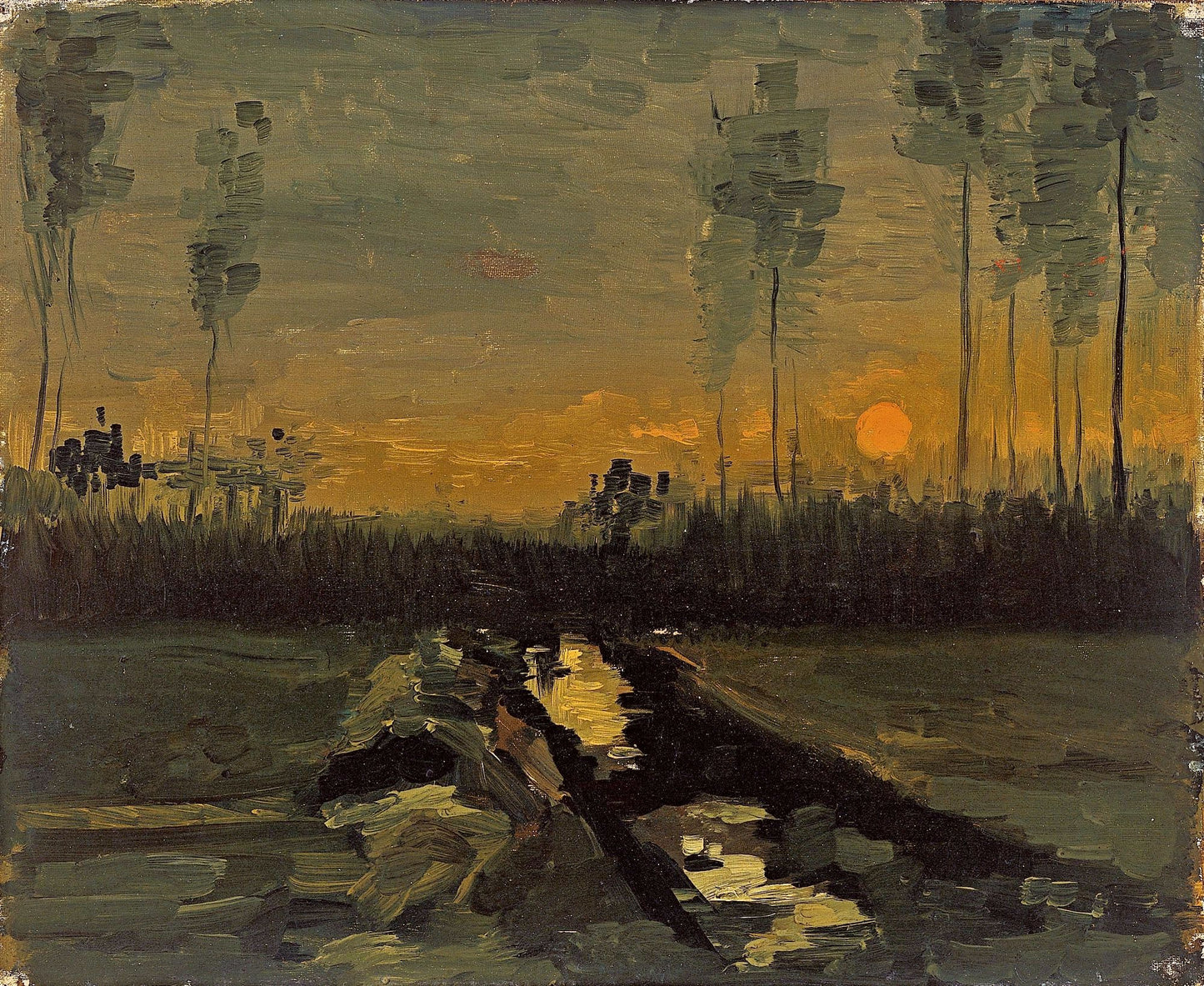 Landscape at Dusk, 1885