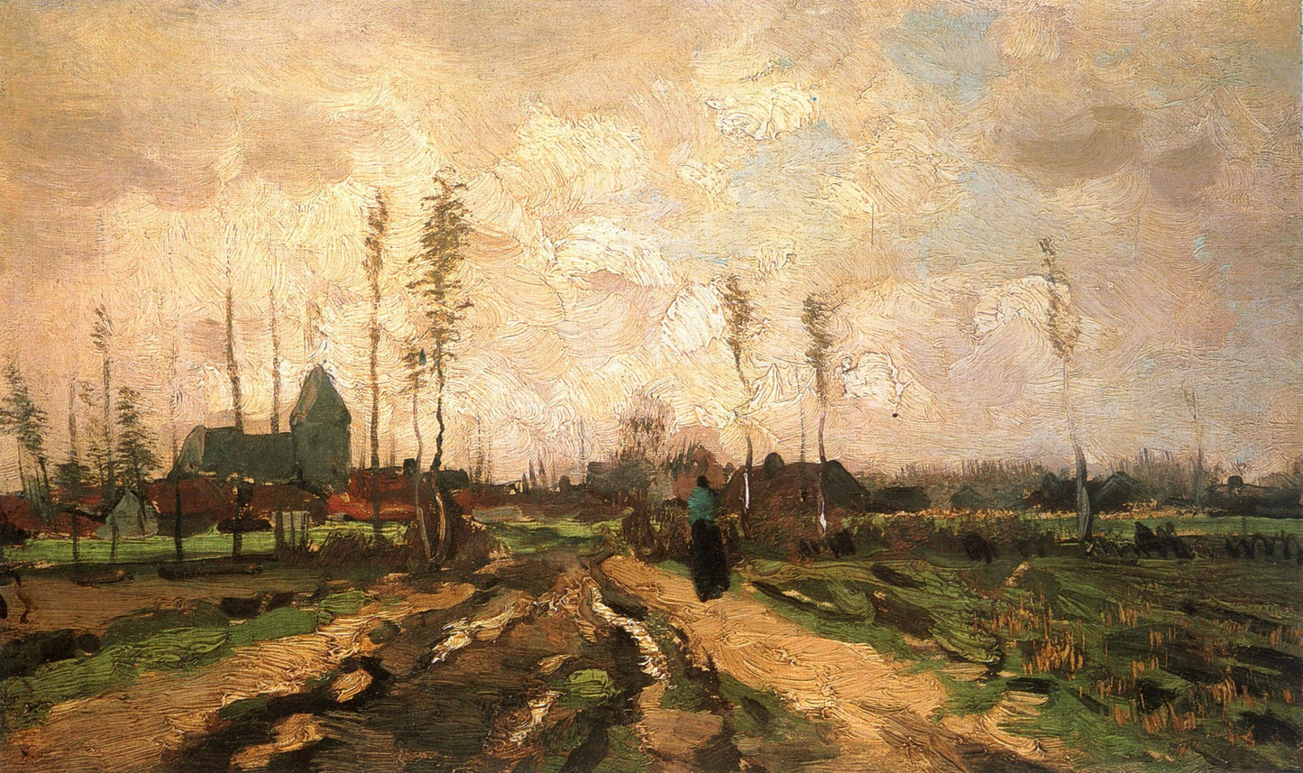 Landscape with Church and Farms, 1885