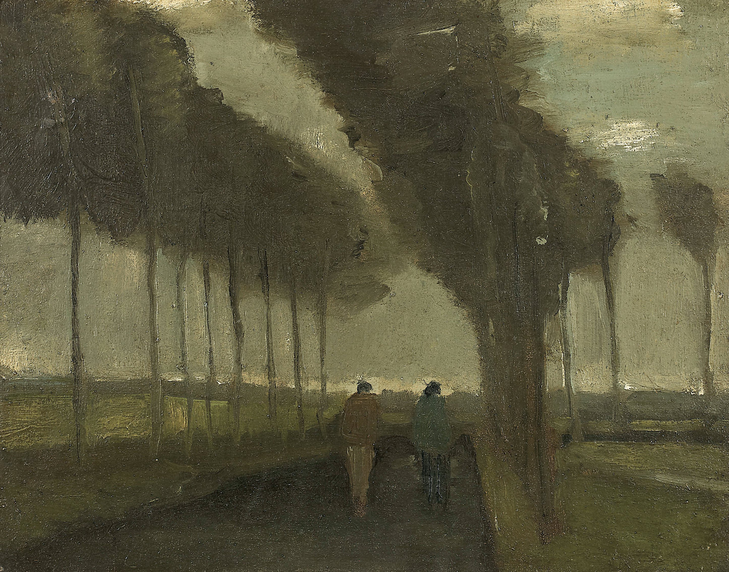 Lane with Two Figures, 1885