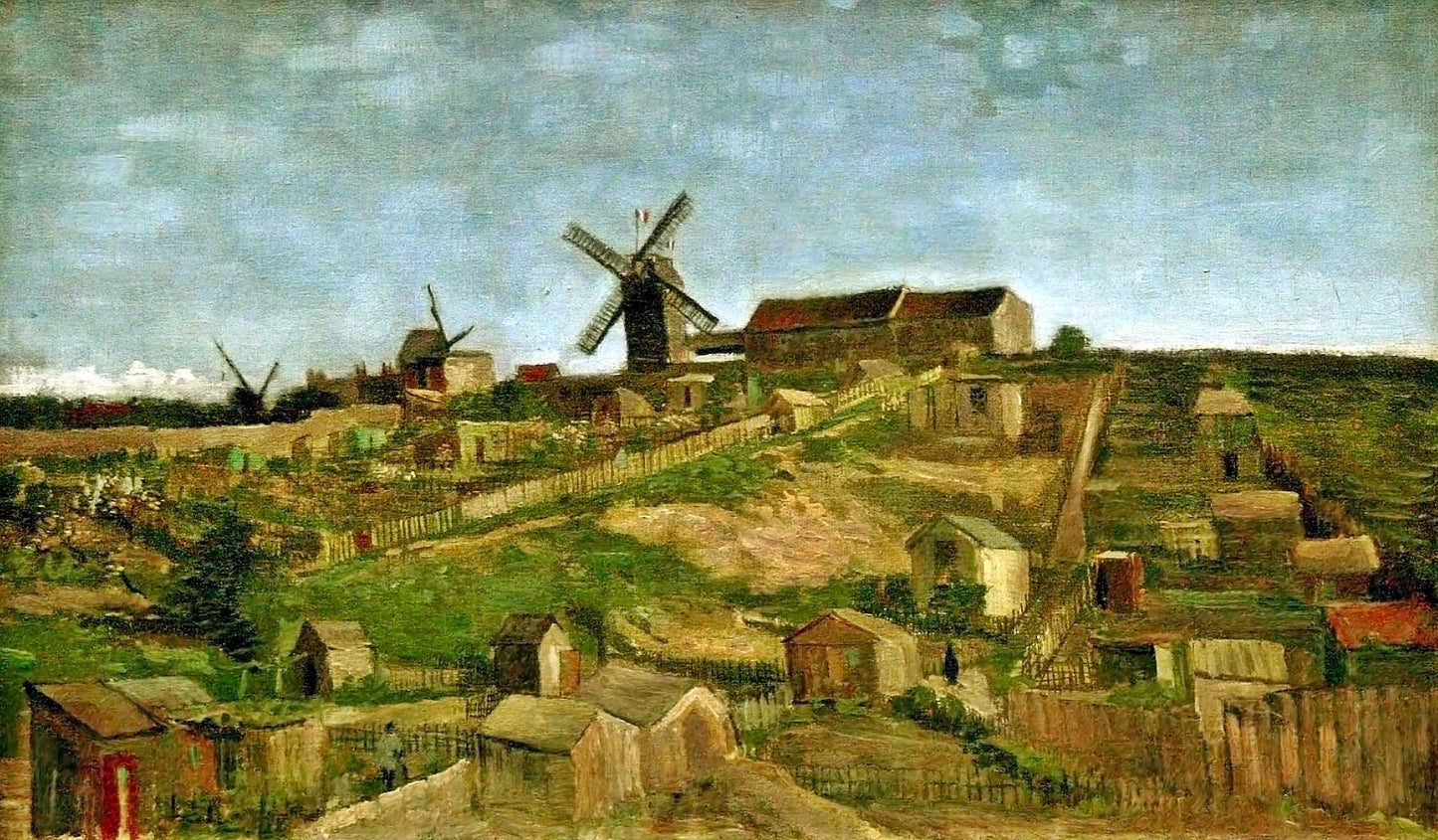 Montmartre the Quarry and Windmills, 1886 02