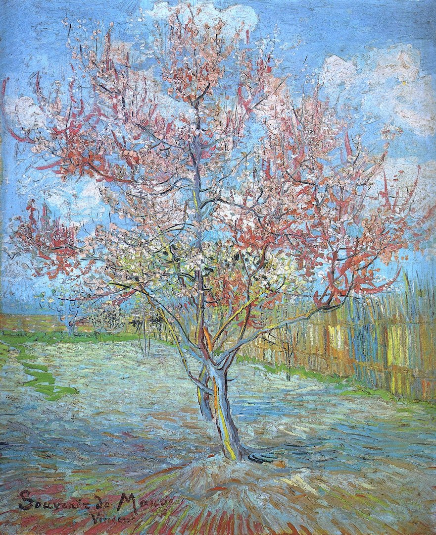 Peach Tree in Bloom (in memory of Mauve), 1888
