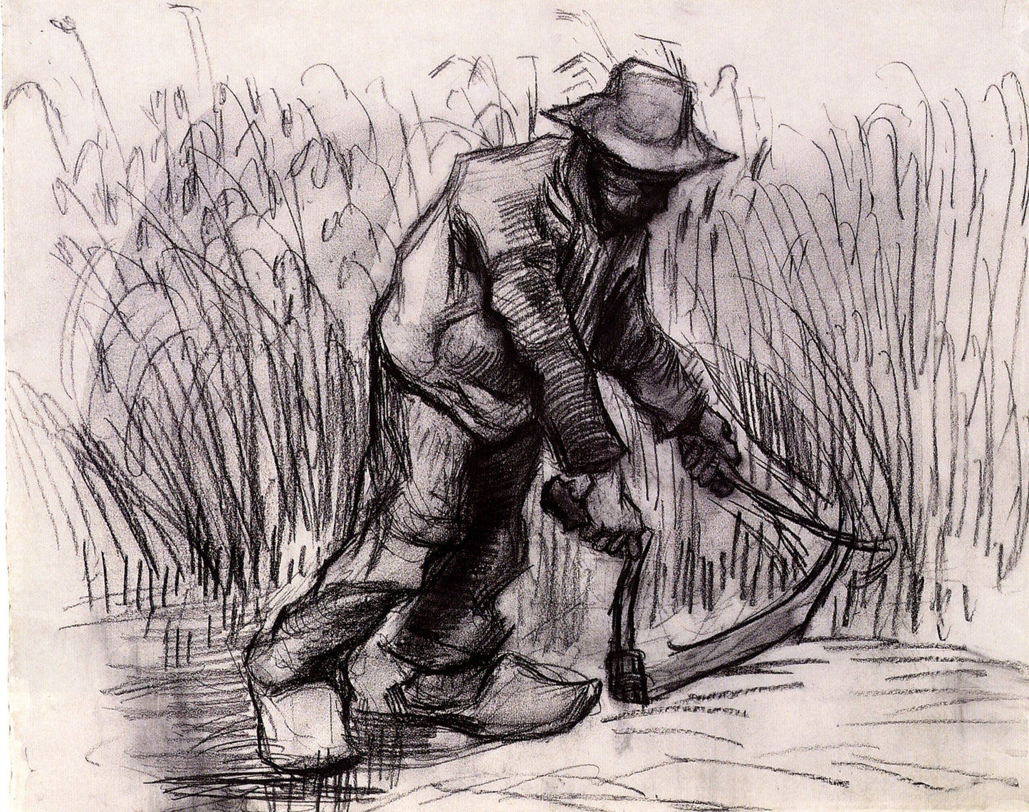 Peasant with Sickle, 1885