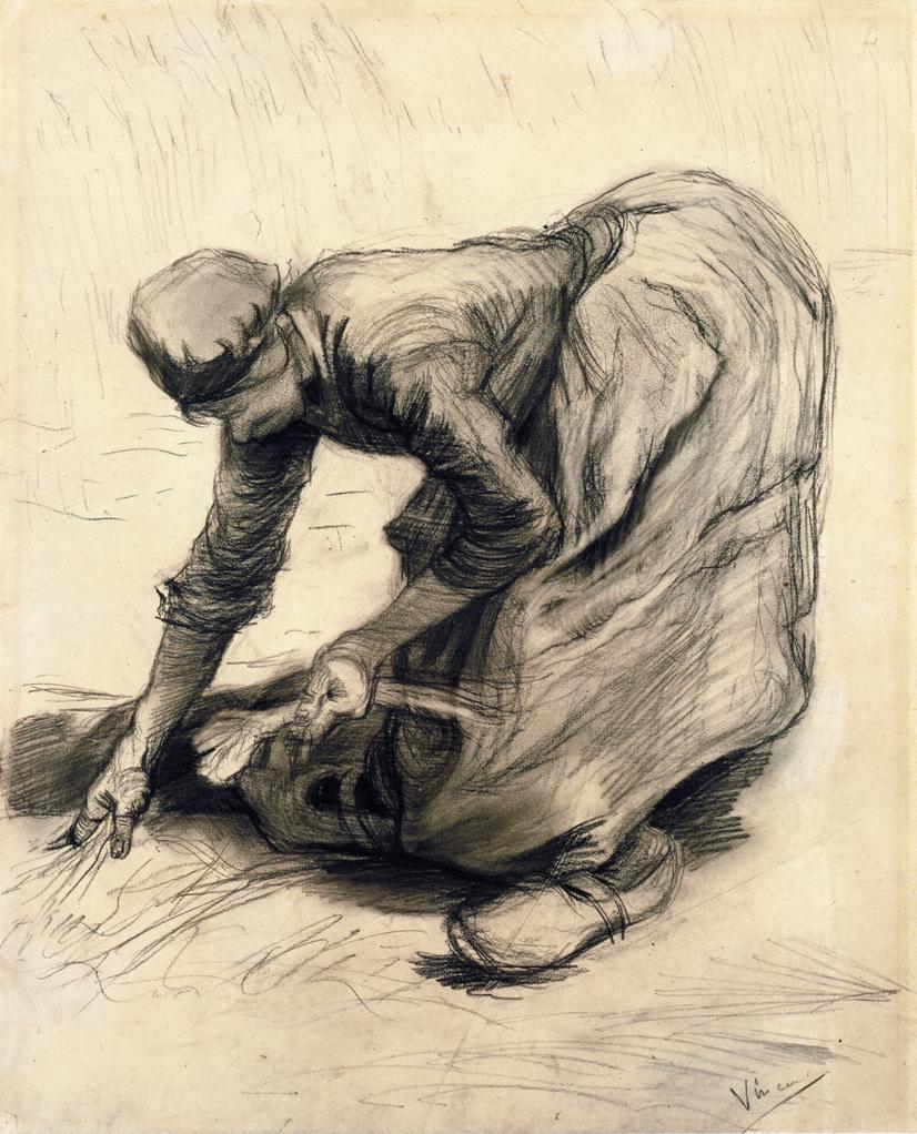 Peasant Woman Gleaning, 1885
