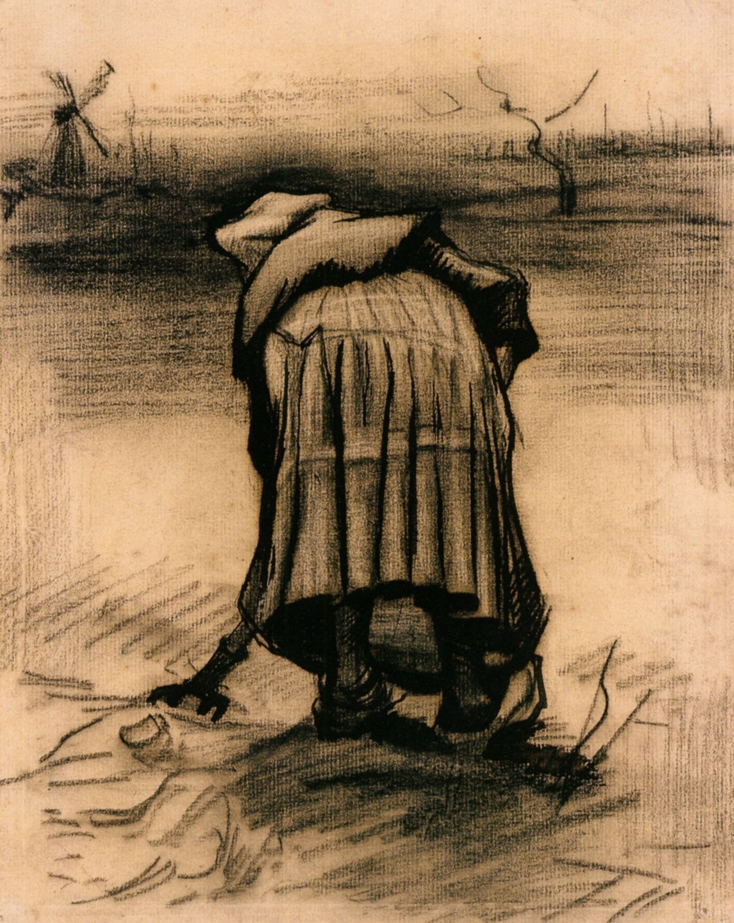 Peasant Woman Lifting Potatoes, 1885 05