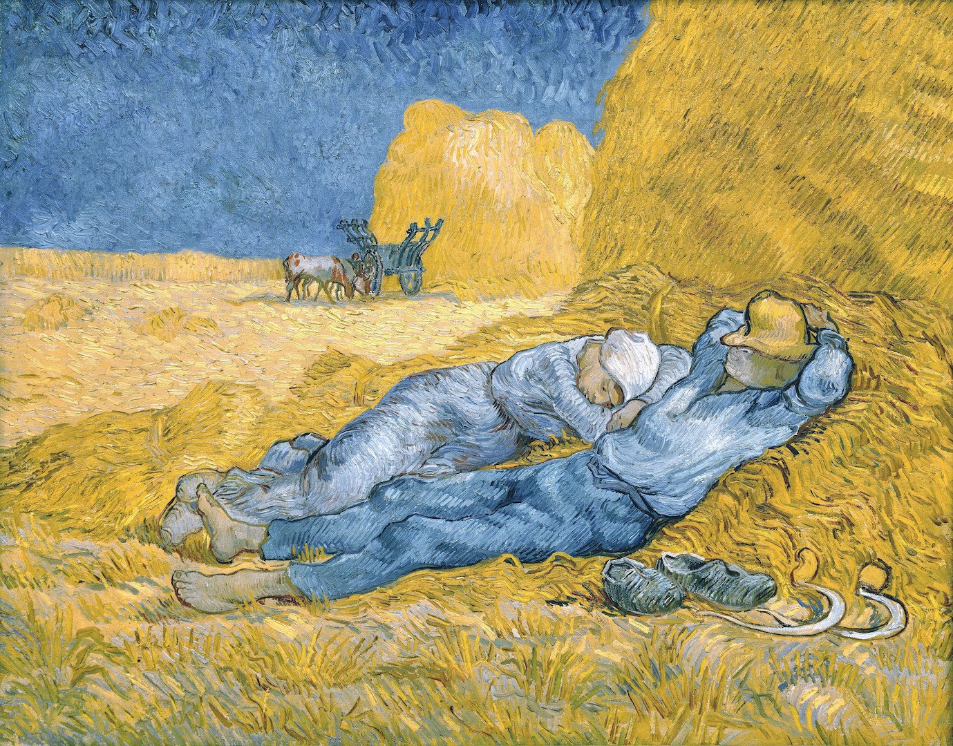 Resting after Work (after Millet), 1889