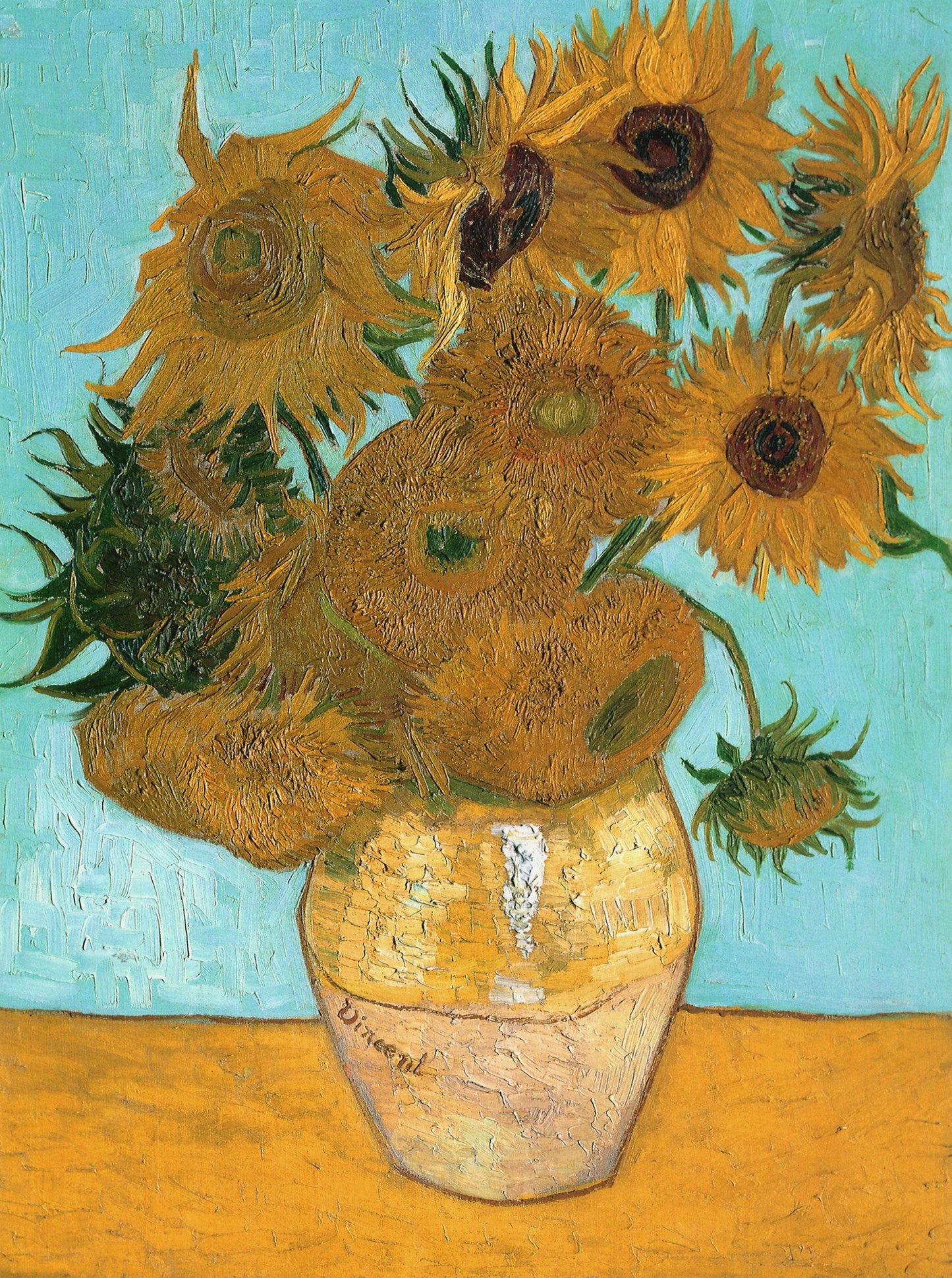 Still Life - Vase with Twelve Sunflowers, 1889