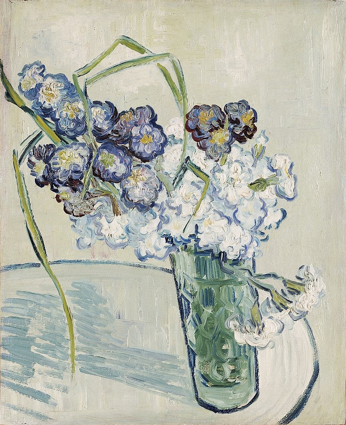 Still Life Glass with Carnations, 1890