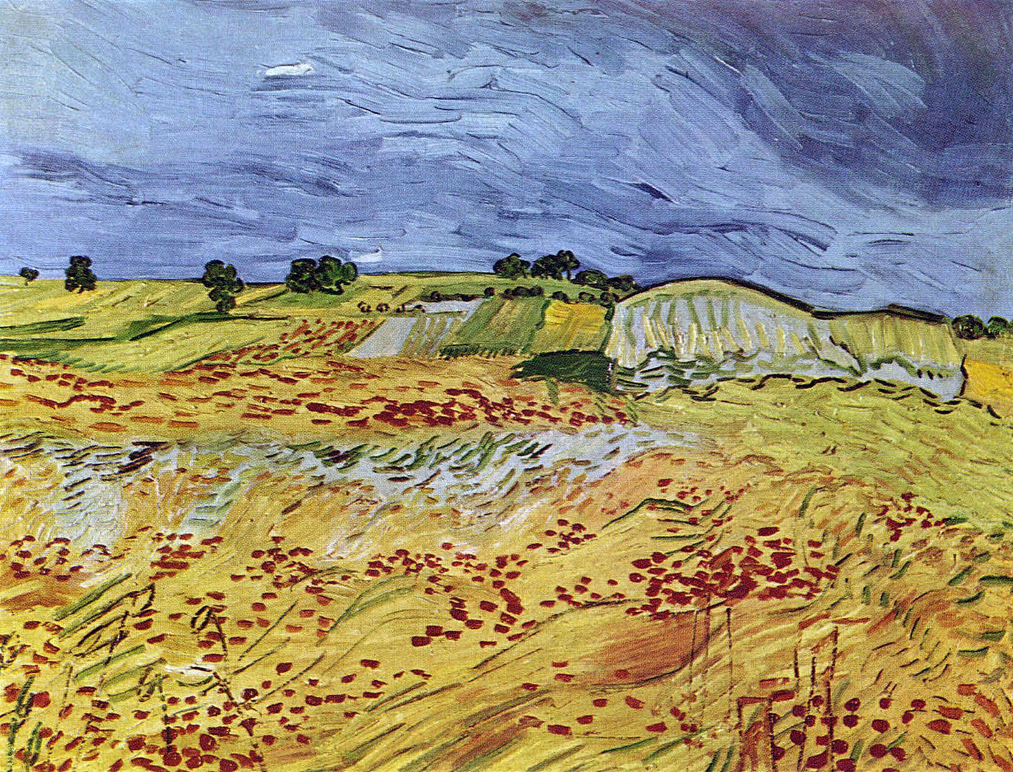 The Fields with Dark Clouds, 1890
