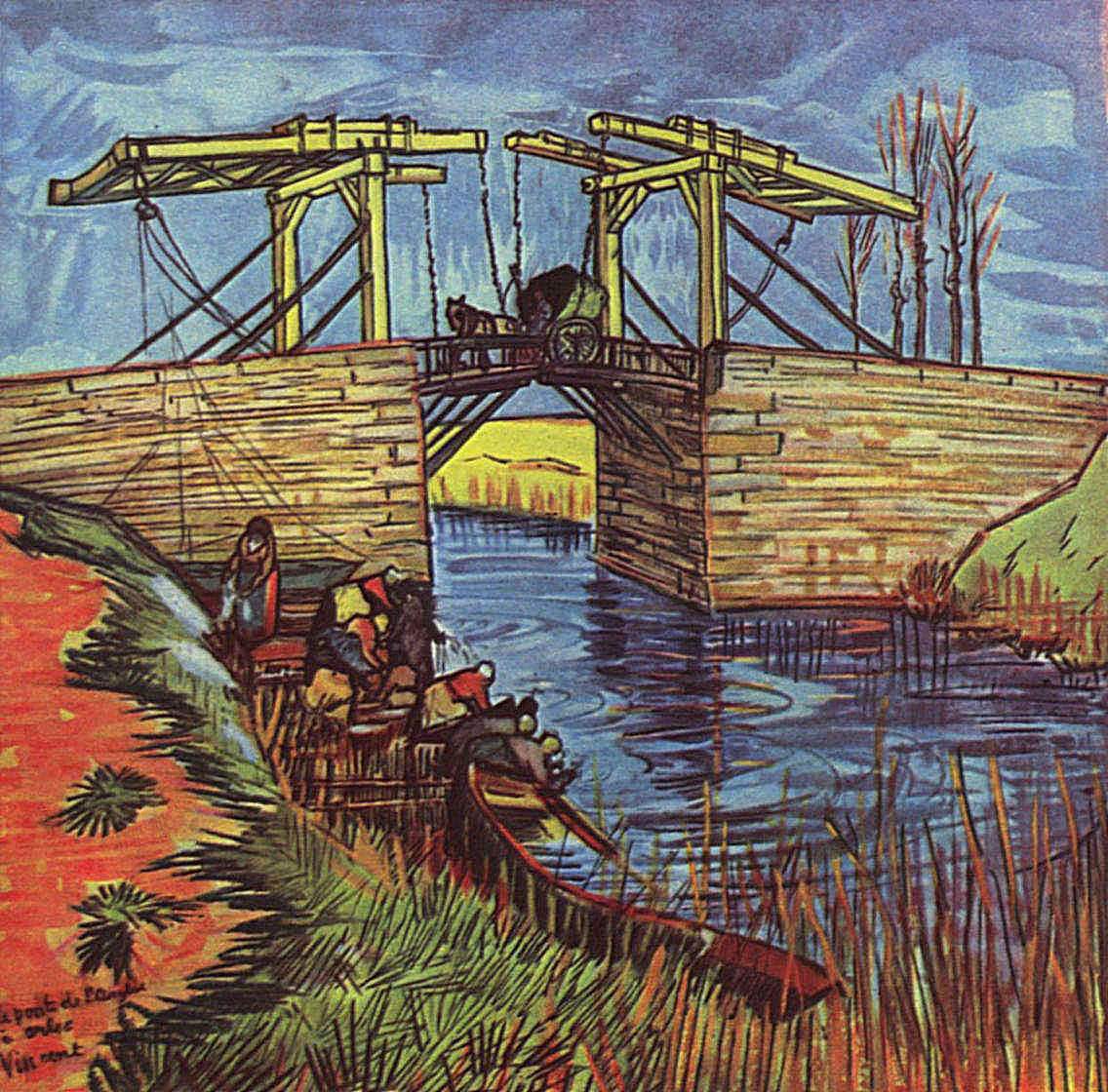The Langlois Bridge at Arles, 1888 01