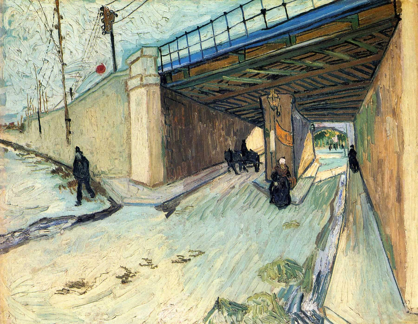 The Railway Bridge over Avenue Montmajour, 1888