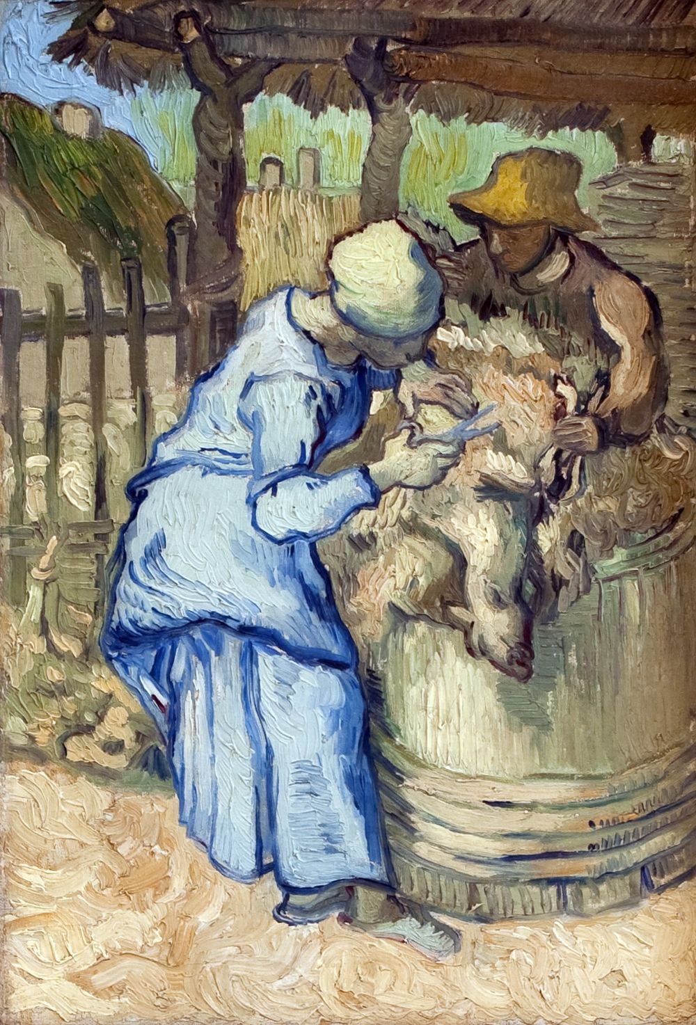 The Shearer (after Millet), 1889