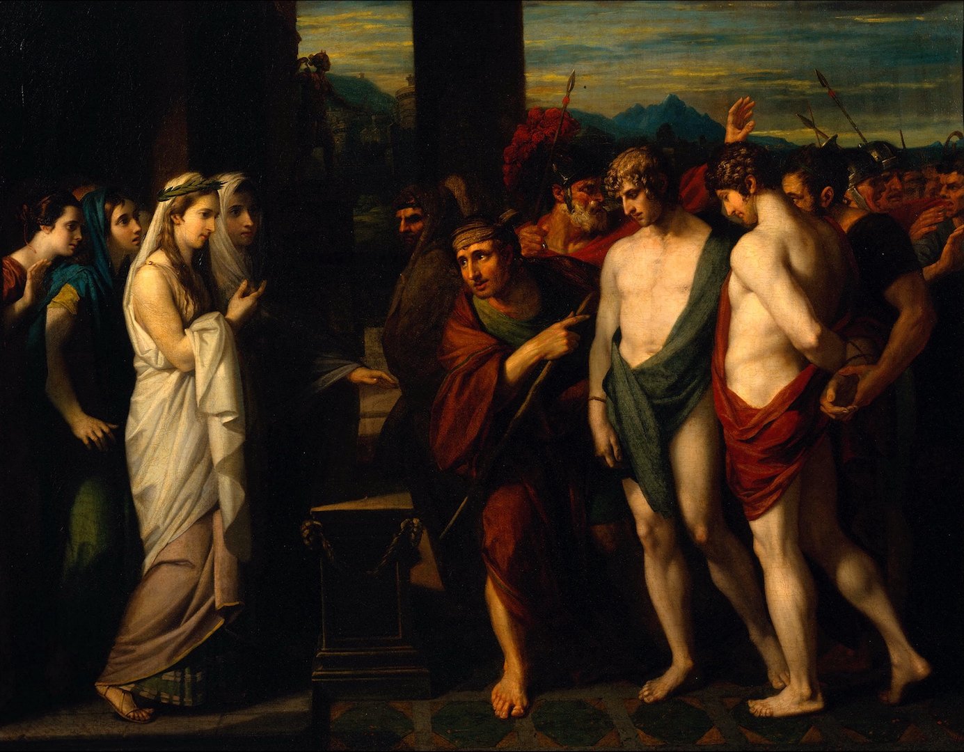 Benjamin West - Pylades and Orestes Brought as Victims before Iphigenia, Tate Britain