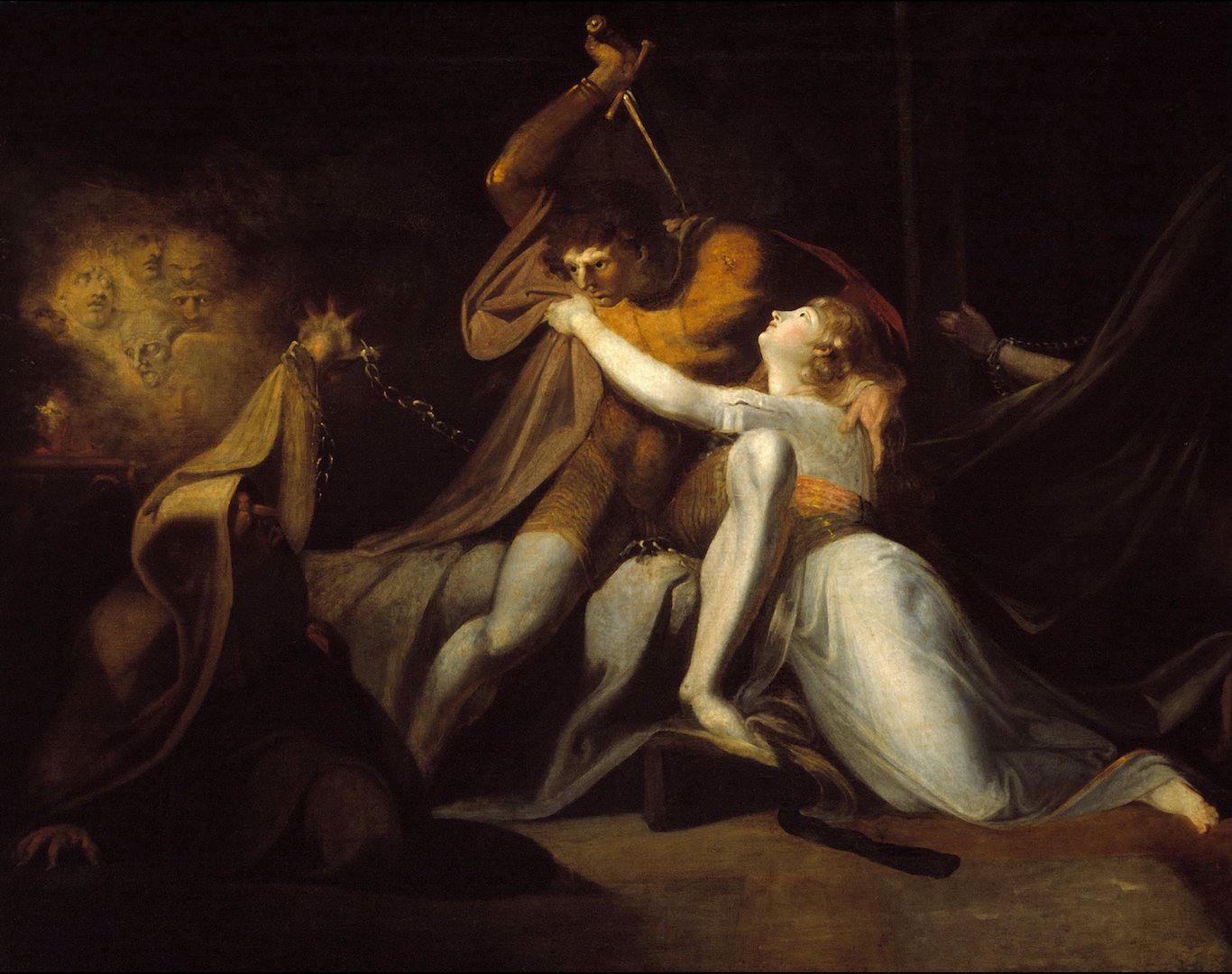 Henry Fuseli - Percival Delivering Belisane from the Enchantment of Urma, Tate Britain