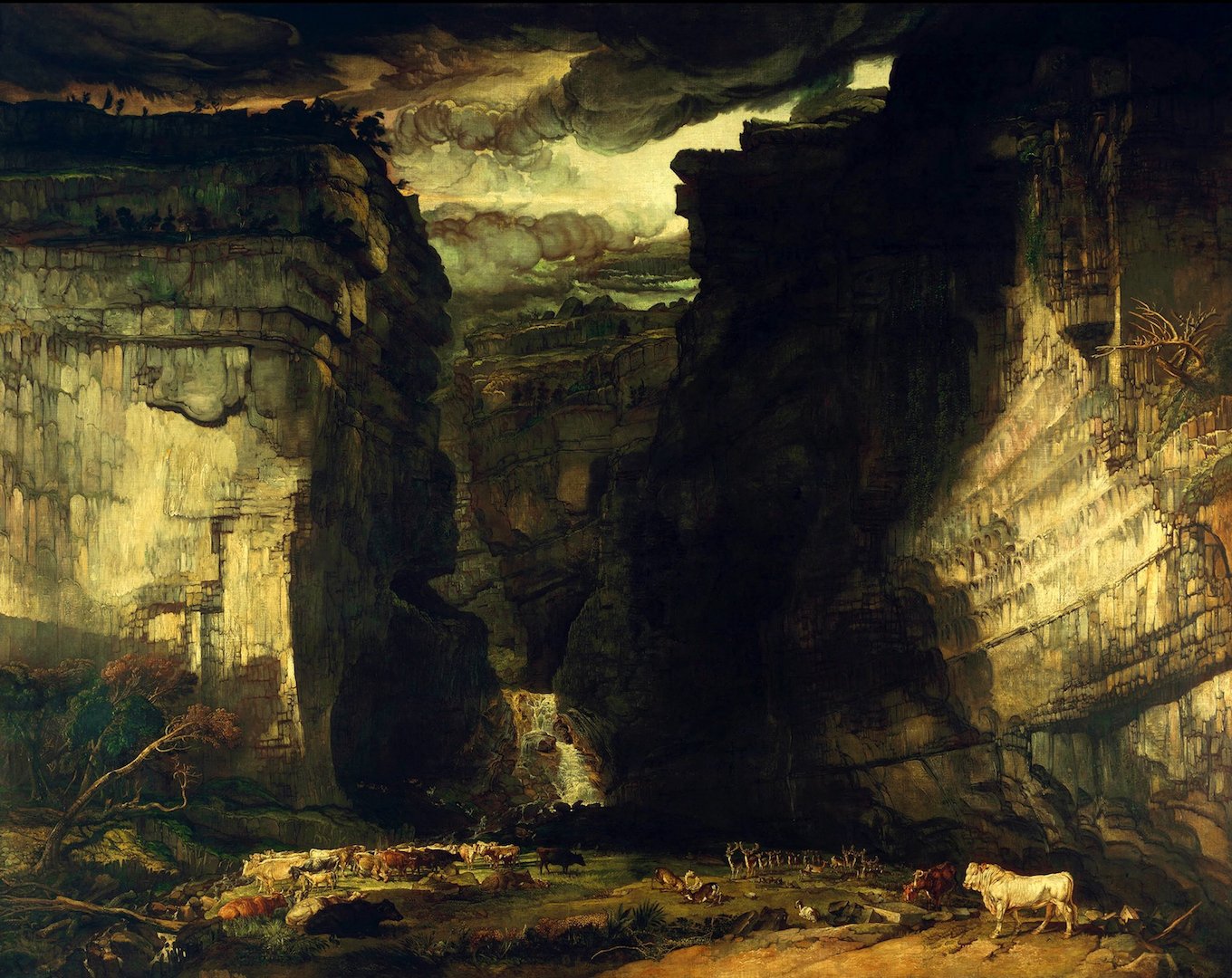 James Ward - Gordale Scar (A View of Gordale, in the Manor of East Malham in Craven, Yorkshire, the Property of Lord Ribblesdale), Tate Britain