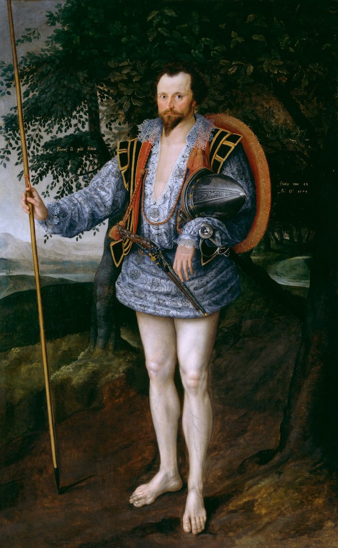 Marcus Gheeraerts II - Portrait of Captain Thomas Lee, Tate Britain