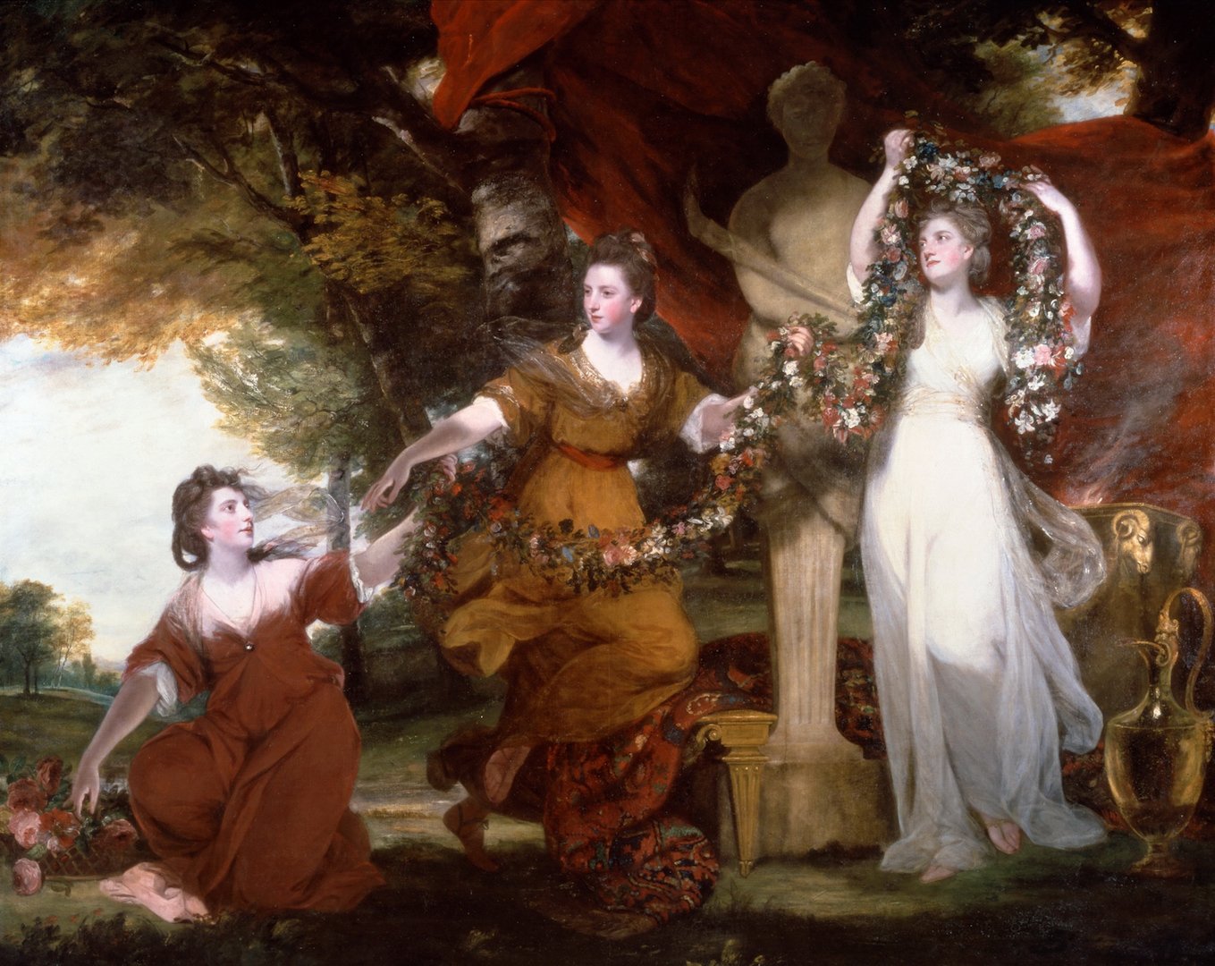 Sir Joshua Reynolds - Three Ladies Adorning a Term of Hymen, Tate Britain