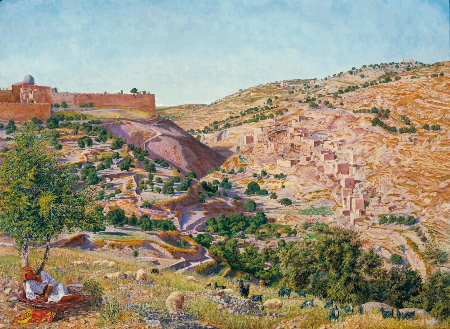 Thomas Seddon - Jerusalem and the Valley of Jehoshaphat from the Hill of Evil Counsel, Tate Britain