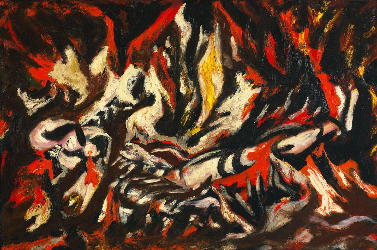 Jackson Pollock - The Flame