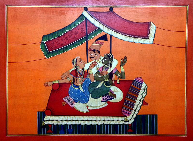 Local Tribal Artist-Traditional Art-Basholi Painting-3